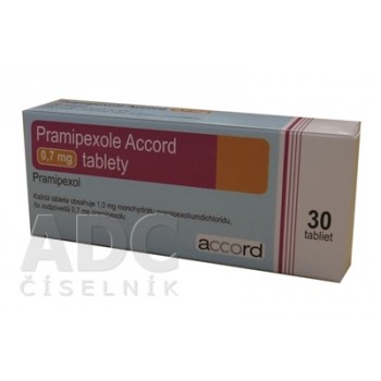 Праміпексол Accord 0.7 мг, 30 таблеток